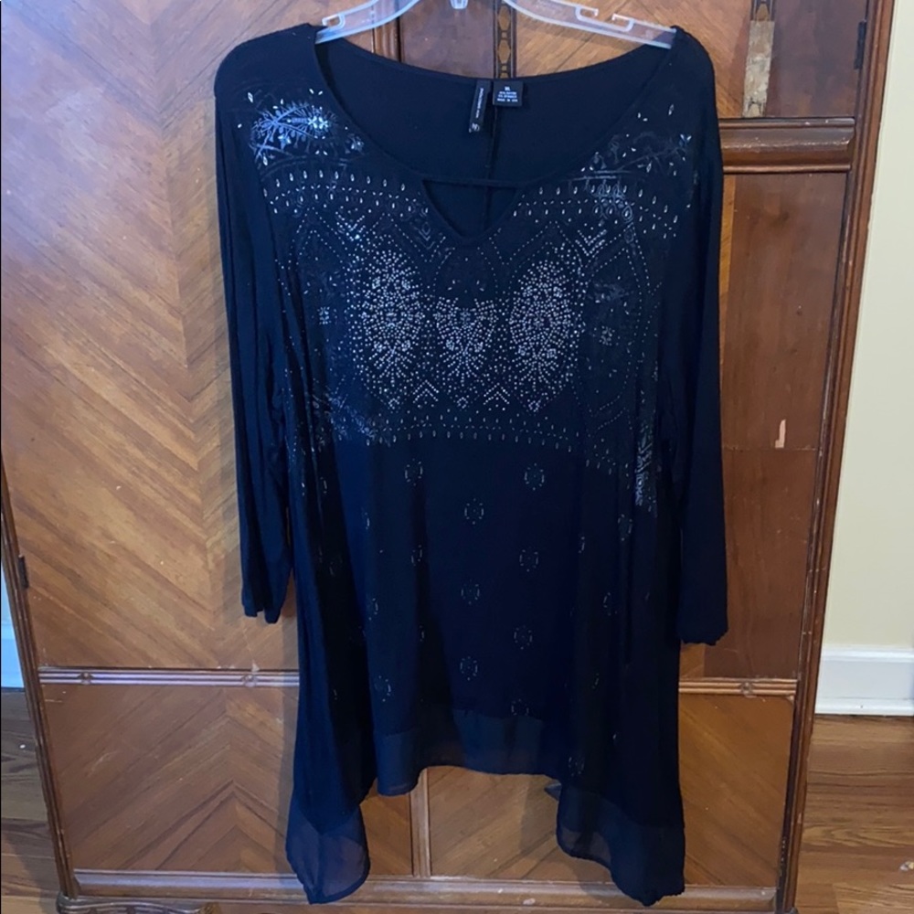 New Directions Black Blouse